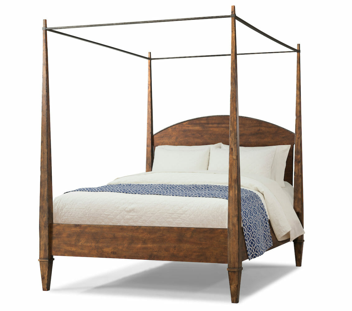 KING CANOPY BED COMPLETE JASPER Meridien X